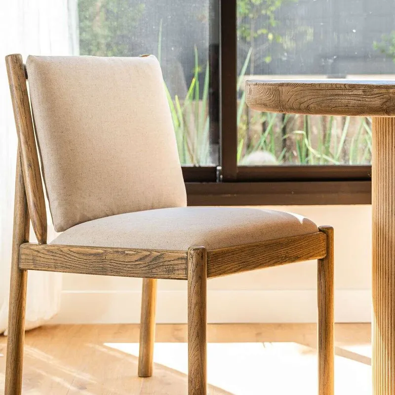 SILLA SAN FRANCISCO - FRESNO Y LINO en Beige - Sillas, Uruguay | La Iberica