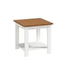 Mesa De Living Lateral - Arrime Madera Blanco Agata Bco/nat en Multicolor - Mesas de living, Uruguay | Divino, vista 2 de 3