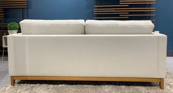 Sofá Felini 2 Cuerpos (160cm) – Crudo Aqua Block en Blanco - Sillones y sofás, Uruguay | Berna Home, vista 5