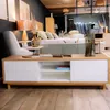Rack Zúrich 160cm - Blanco/ Marrón - Muebles para TV, Uruguay | Berna home, vista 6 de 8