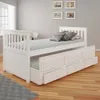 Cama Marinera - 1 Plaza Pino 2.0 - Blanco - Línea Monterrey en Blanco - Dormitorio, Uruguay | Ecowood, vista 2 de 2