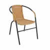 Silla exterior de metal y Rattan con apoyabrazos - Beige en Beige - Muebles para el exterior, Uruguay | Rústico Hogar, vista 1 de 4