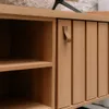Rack Trendy Marrón Claro (Pie Negro) 140 cm - Muebles para TV, Uruguay | Berna home, vista 3 de 8