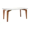 MESA COMEDOR ARIZONA MADERA/VIDRIO 160X90X76H - Mesas de comedor, Uruguay | Vinibel, vista 1 de 4