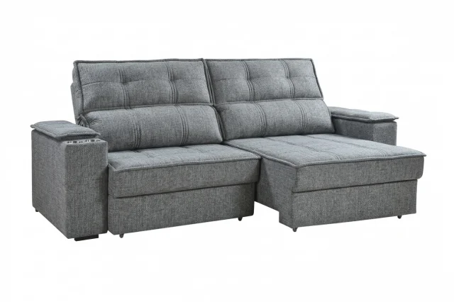 Sofa Retráctil Atibaia en Gris, arena. - Sillones y sofás, Uruguay | New York Home