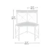 Escritorio Esquinero - Sauder - Linea Steel River en Marrón - Escritorios y sillas de escritorio, Uruguay | Rústico Hogar, vista 5 de 5