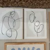 Kit 2 Cuadros - Silueta de Mujer - 30 x 40 - Decoración de pared, Uruguay | Berna home, vista 2 de 2
