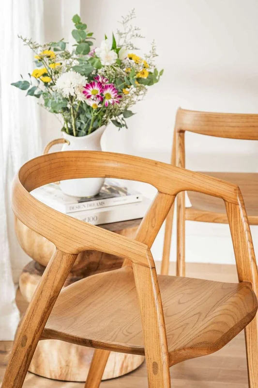 SILLA BONHAM - OLMO MIEL en Madera natural - Sillas, Uruguay | La Iberica, vista 7
