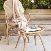 BANQUETA DE RATTAN GRIS en Madera natural - Butacas, banquetas y puffs, Uruguay | Sentido Jose Ignacio, vista 3 de 3