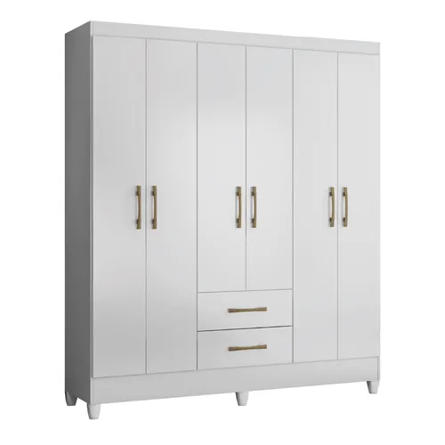 Roperos Placares 6 Puertas 2 Cajones Dormitorio Panama - Roperos y placares, Uruguay | Muebles Express