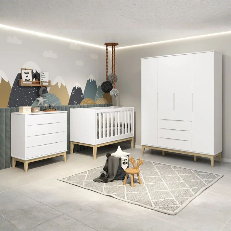 Cómoda 4 cajones Infantil - Elfe en Blanco - Cómodas, Uruguay | Rústico Hogar, vista 3
