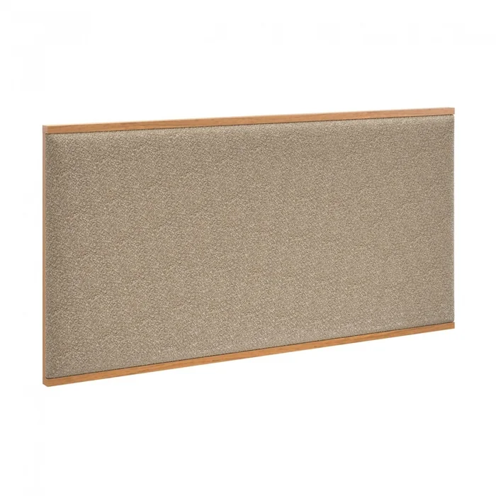 Respaldo Queen tapizado Bouclé Uma - Moderna - Marrón en Beige - Respaldos de cama, Uruguay | Rústico Hogar, vista 2
