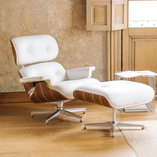 Butaca Eames Lounge White EN EXHIBICIÓN | SIN CAMBIO en Blanco - Butacas, banquetas y puffs, Uruguay | Samic