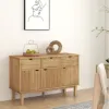 Aparador 3P y 3C Mel/Gris Linea Nordica en Madera Maciza - Comedor, Uruguay | Que Sal Muebleria, vista 13 de 16
