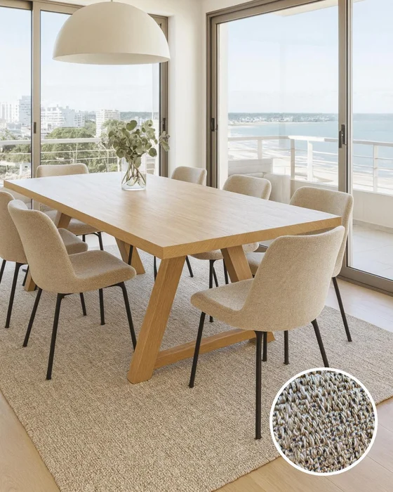 ALFOMBRA TERRA 150 CM X 195 CM D0206 en Beige - Alfombras, Uruguay | Indrana
