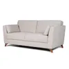 Sofá Capri - Tela Microfibra - 2 cuerpos - Kruger 02-152 (Beige) en Beige - Sillones y sofás, Uruguay | NYR, vista 1 de 6