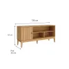 Rack TV MB1056 en Madera natural - Muebles para TV, Uruguay | Palermo Casa Deco, vista 5 de 5