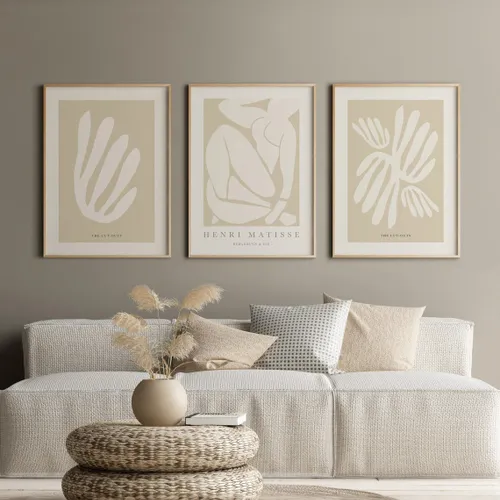 Matisse - White & beige en Beige - Láminas, Uruguay | La Cuadrería