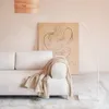 Sofá Compo 3 plazas de chenilla beige y estructura de metal gris 232 cm en Beige - Sillones y sofás, Uruguay | Kavehome, vista 4 de 10