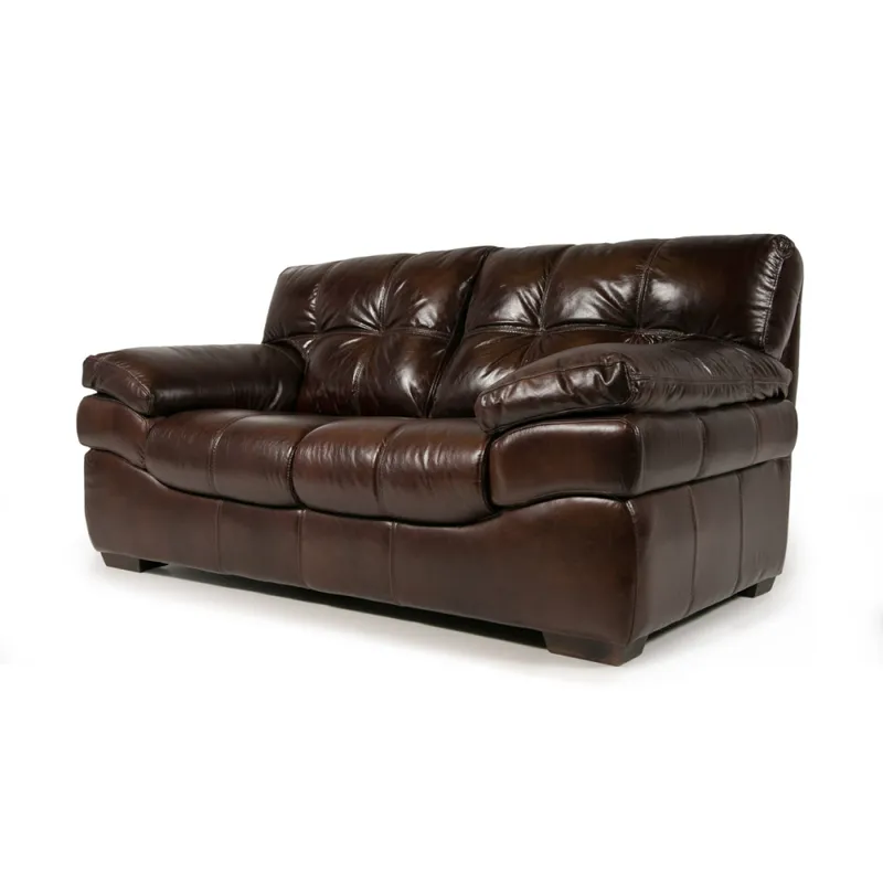 Sofá Trento - Cuero Natural - 2 cuerpos - A fabricar en Marrón - Sillones y sofás, Uruguay | NYR