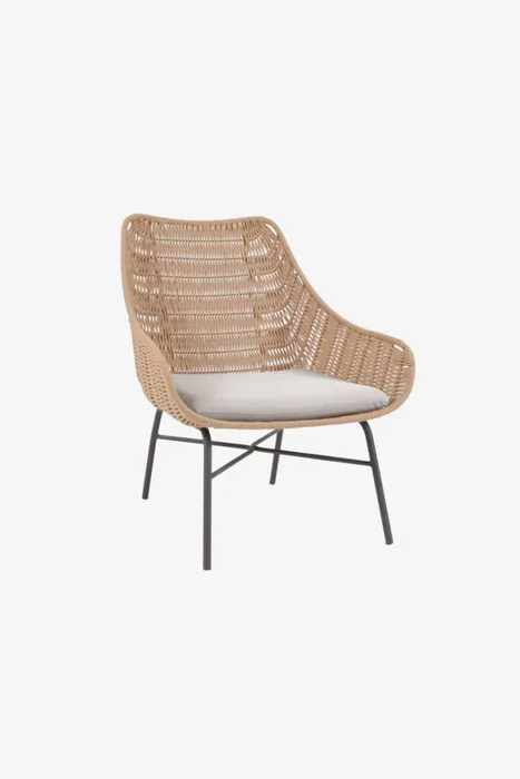 Butaca Abeli de cuerda beige en Beige - Butacas, banquetas y puffs, Uruguay | Kavehome