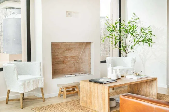 MESA CUBO - 1.20 X 0.65 en Madera natural - Mesas de living, Uruguay | La Iberica, vista 22