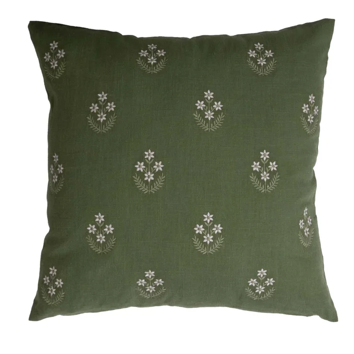 Almohadón Terra Lino-y-algodon Verde Cotton Linen en Verde - Textiles, Uruguay | Divino, vista 2