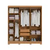 Ropero 3 Puertas Corredizas 180CM - Turin en Madera natural - Roperos y placares, Uruguay | Balton, vista 8 de 11