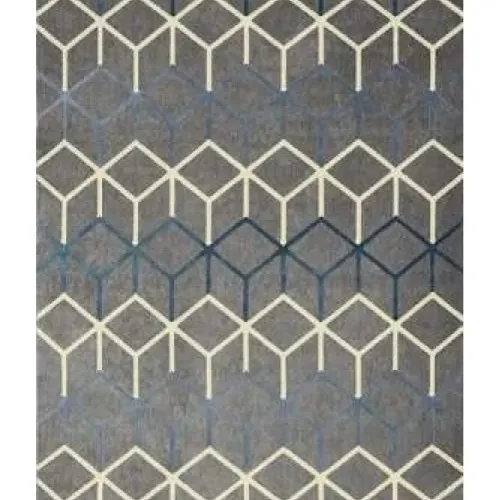 Alfombra Supreme 1.50 x 2.00mts - Trapecio en Azul, Gris - Textiles, Uruguay | Champagne Home