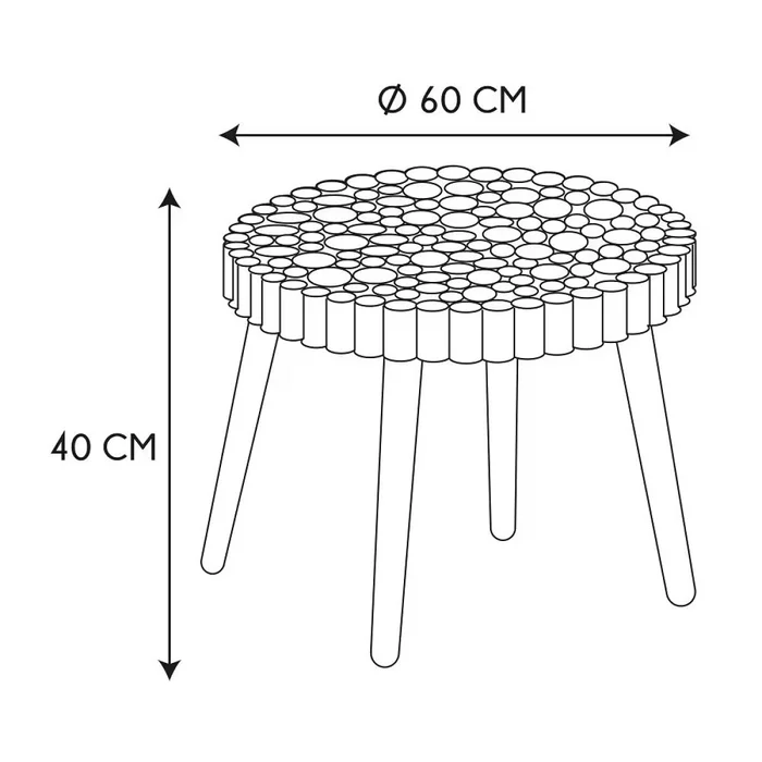 Mesa de living Biel en Beige - Mesas de living, Uruguay | La Cueva Muebles, vista 2