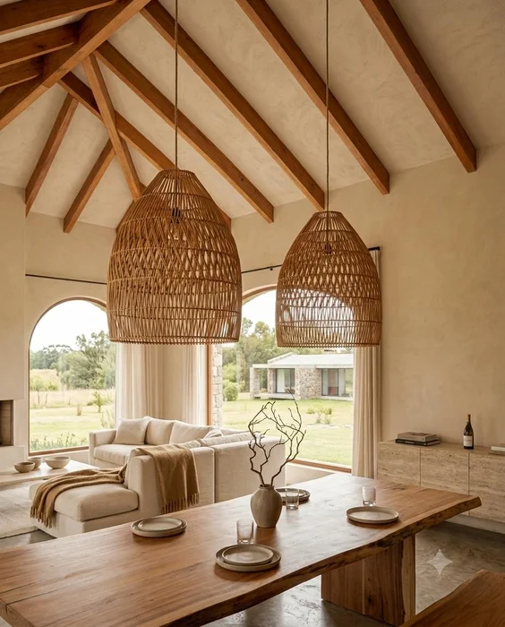 Pantalla Hanoi en Madera natural - Lámparas de mesa, Uruguay | Indrana, vista 4