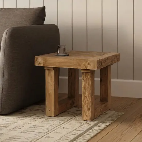 Mesa de Arrime Aria en Madera natural - Mesas de arrimo, Uruguay | Casakos