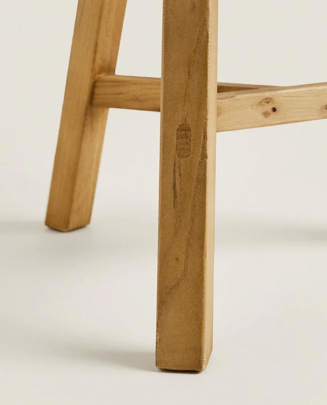 TABURETE MADERA OLMO en Madera natural - Sillas, Uruguay | Zara Home, vista 5