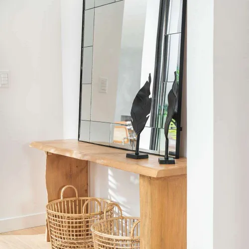 MESA DE ARRIMO IRREGULAR - NATURAL en Madera natural - Muebles para TV, Uruguay | La Iberica