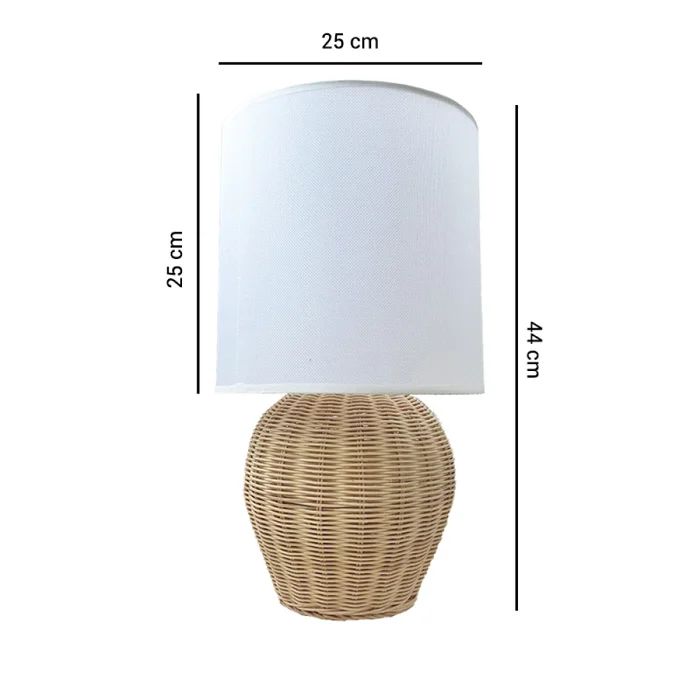 Lámpara de Mesa Bangkok en Marrón - Lámparas de mesa, Uruguay | Serlux, vista 5