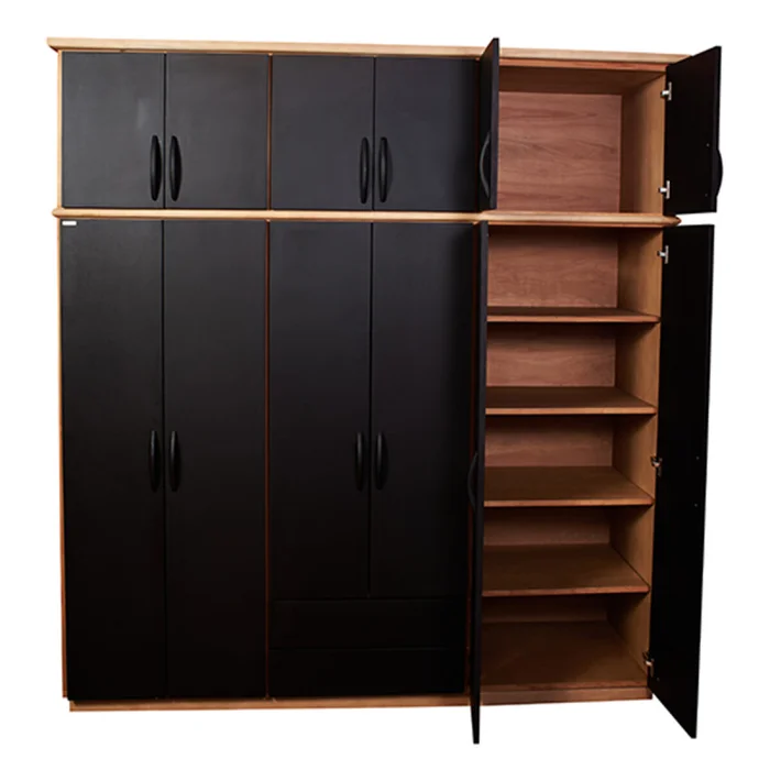 Placard 2,10 - 12 puertas — Serra Amoblamientos en Madera natural - Roperos y placares, Uruguay | Serra Amoblamientos, vista 3