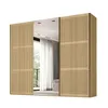 Placard Nilo 3 Puertas Mdf Natural-beige C/zapatera en Madera natural - Roperos y placares, Uruguay | Divino, vista 2 de 3