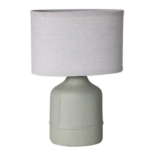 LAMPARA DE MESA CERAMICA 20x11x31CM GRIS en Gris - Lámparas de mesa, Uruguay | Koz