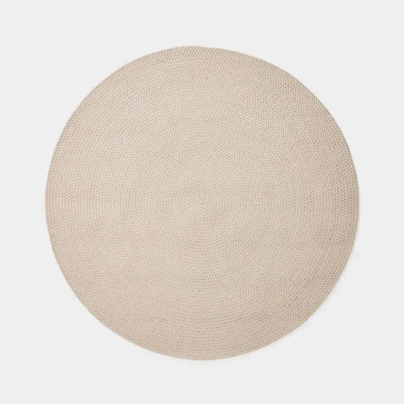 Alfombra Despas de fibras sintéticas crudo Ø150 cm. en Beige - Muebles para el exterior, Uruguay | Kavehome