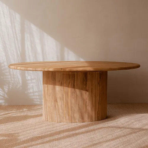 Mesa de comedor Venus en Madera natural - Mesas de comedor, Uruguay | De Arcos