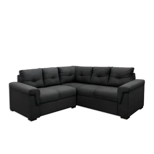 Sillón Bélgica - Esquinero - Negro en Negro - Sillones y sofás, Uruguay | Rústico Hogar