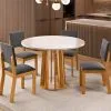 Juego De Comedor 4 Sillas Mesa Redonda 100% Mdp en Amarillo - Sillones y sofás, Uruguay | Soy Hogar, vista 2 de 8
