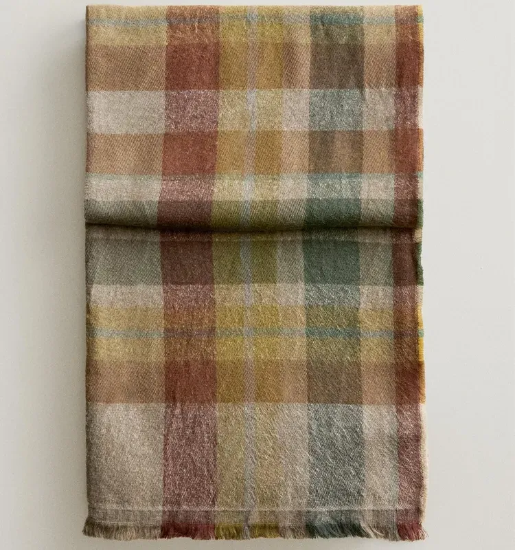 MANTA ALGODÓN CUADROS - Textiles, Uruguay | Zara Home