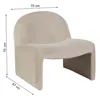 Butaca Tela Natural-beige Eos Beige en Beige - Sillones y sofás, Uruguay | Divino, vista 5 de 5