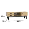 Rack Tv Living 2 Cajones 1 Puerta 100% Madera Maciza - Muebles para TV, Uruguay | Muebles Express, vista 4 de 4