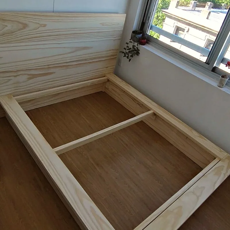 Cama Japonesa en Madera natural - Dormitorio, Uruguay | Tree House Deco, vista 14