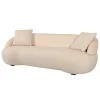SOFA LEE 220X90X70CM TELA BOUCLE CRUDO - Sillones y sofás, Uruguay | Vinibel, vista 1 de 2