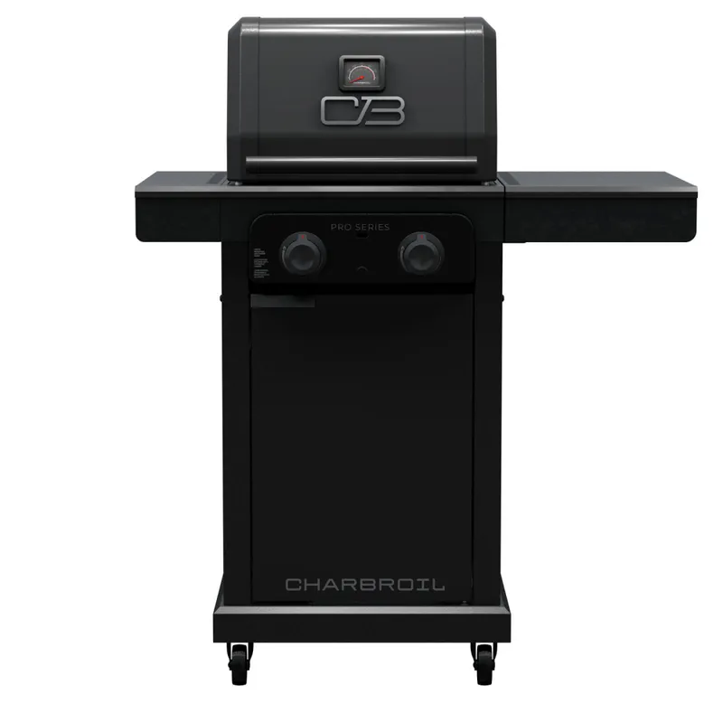 Barbacoa Charbroil Acero-inoxidable Pro Series 2 Quemadores en Negro - Exterior, Uruguay | Divino
