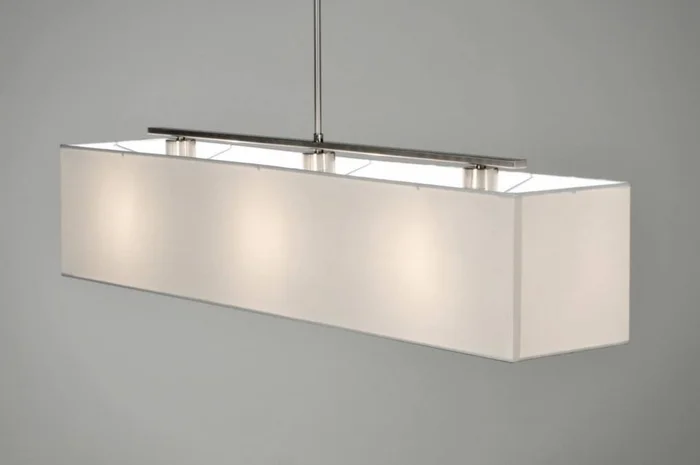 Colgante rectangular blanco en Blanco - Lámparas colgantes, Uruguay | La Perla, vista 6