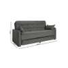 Sillon cama Madalena - Gris en Gris - Sillones y sofás, Uruguay | La Cueva Muebles, vista 8 de 8